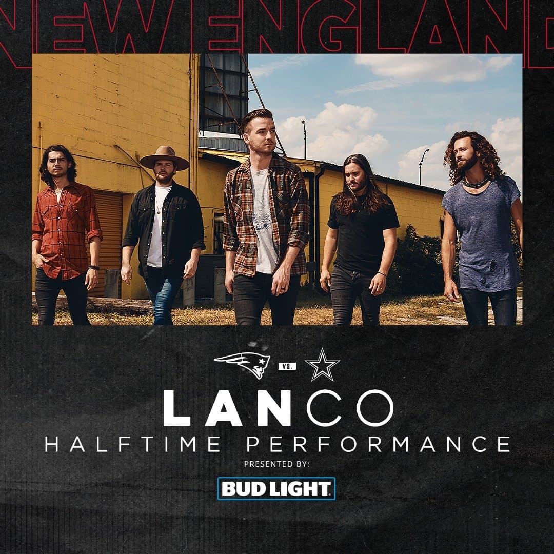LANCO X NEW ENGLAND PATRIOTS X BUD LIGHT VETERANS DAY HALFTIME PERFORMANCE