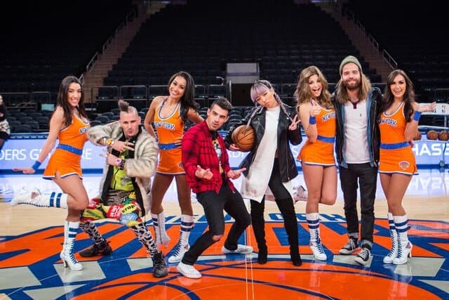DNCE X NEW YORK KNICKS X BUZFEED TRUTH OR DARE CONTENT CAPTURE
